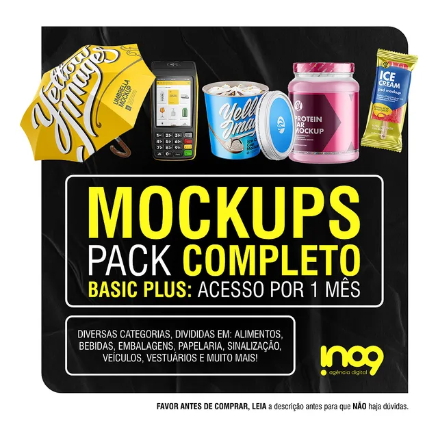 Maior Coleção Yellow Images Mock-ups 25% Off