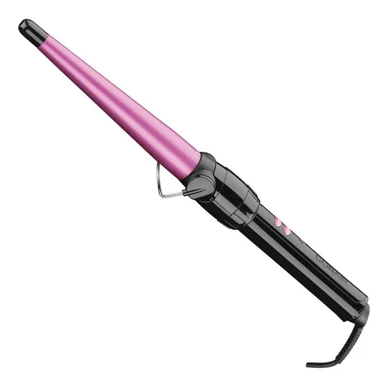 Rizadora Cónica Cabello Conair Doble Cerámica Ferro Tenaza