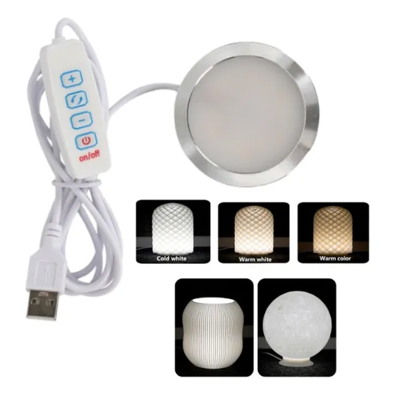 Kit Led Dimmer Para Lampara En Impresion 3d Usb