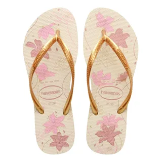 Havaianas Organic Slim Floral Chinelo Feminino Orignal Havaianas Organic Slim Floral Chinelo Feminino Orignal
