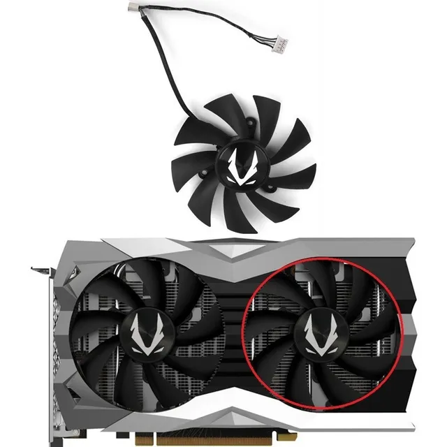Cooler Fan P Zotac 1660ti Rtx 2060 2070 0.35a 87mm Ga92a2h