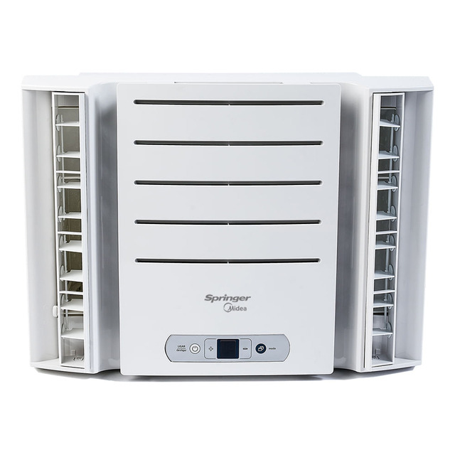 Ar Condicionado Janela 7500 Btu Eletrônico Frio Midea Cor Branco Voltagem Da Unidade Exter...
