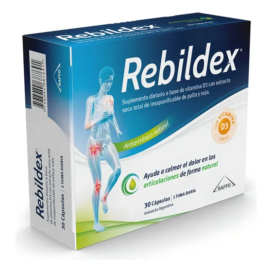 Rebildex Antiartrósico Natural X 30 Capsulas Sabor Sin sabor