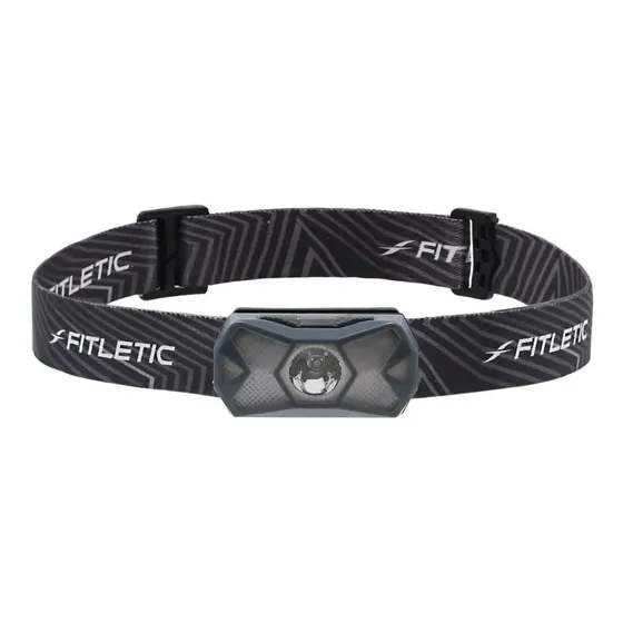 Lampara De Cabeza Fitletic Trail Running Headlamp Ray Linterna Negro Luz Blanco