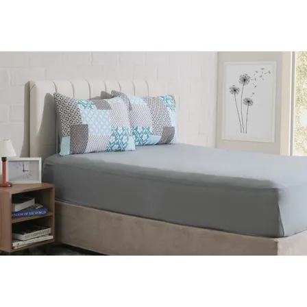 Jogo De Lençol Queen 3 Peças Algodão Malha Sonhare Sultan