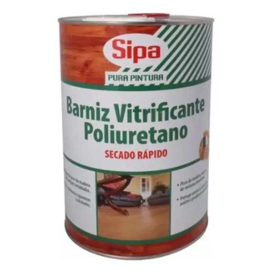 1 Galon - Barniz Vitrificante Brillante Gl Sipa