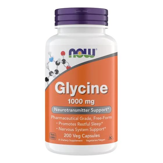 Neurotransmisor De Glicina Supplement Now Foods, 1000 Mg, 20