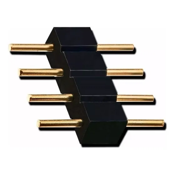 Conector Led 4 Pines Macho Macho Tira 5050 Rgb