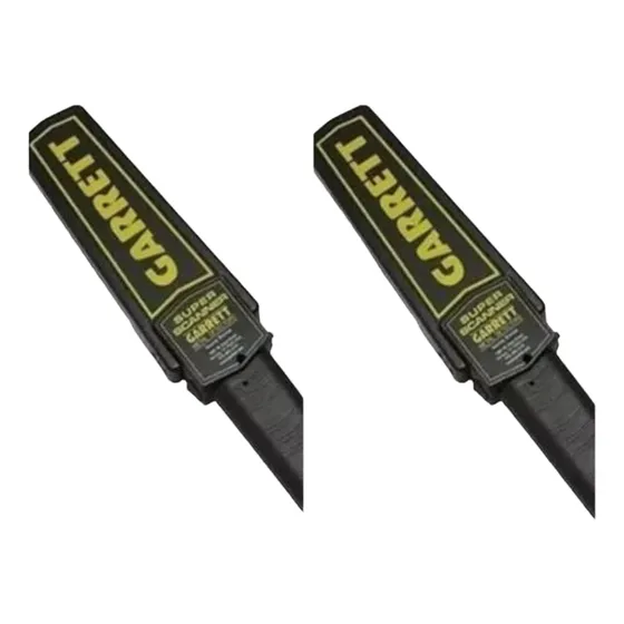 Kit 2 Detector Garrett Super V, Super Scanner, Seguridad