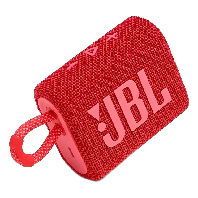 Bocina JBL Go 3 JBLGO3 portátil con bluetooth waterproof red