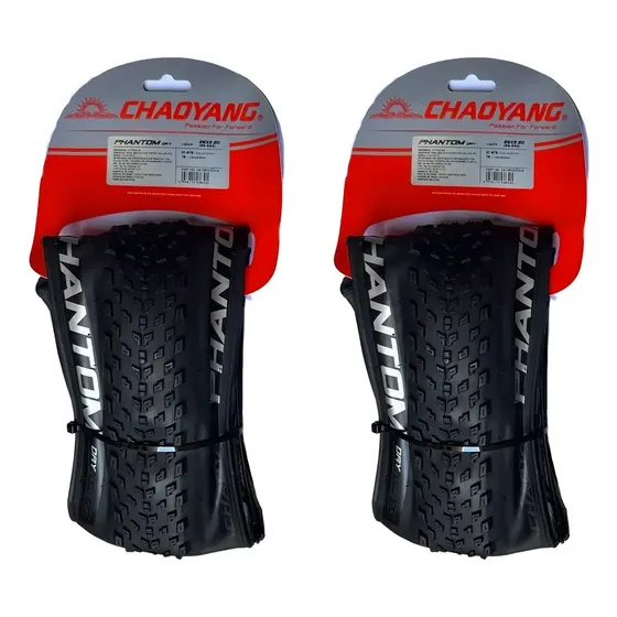 Par De Pneu Mtb Chaoyang Phantom Dry 29x2.20 Tubeless Cor Preto