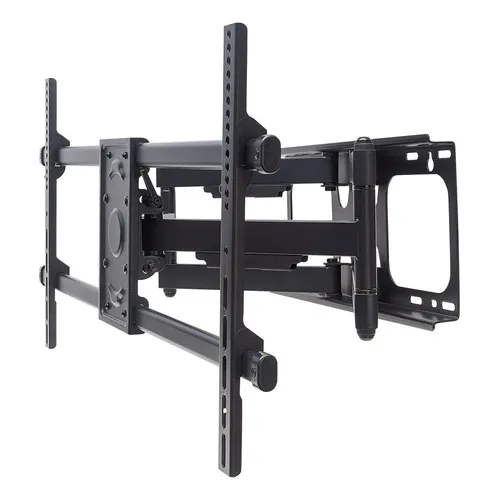 Manhattan Soporte De Pared Articulado Para Tv De 37  A 90  | Soporta Pantallas Planas Y Curvas Hasta 75 Kg | Giratorio, Inclinable Y Nivelable | Negro | Modelo 461290