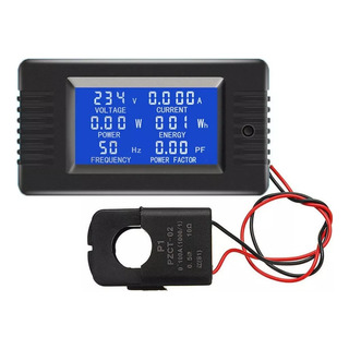 Monitor Ac Digital Pzem-022 Abrir E Fechar Ct 100a Display Monitor Ac Digital Pzem-022 Abrir E Fechar Ct 100a Display