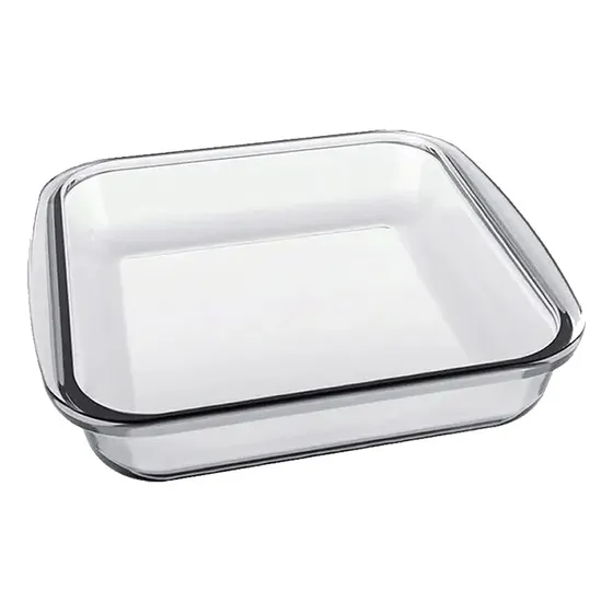 Fuente Asadera Marinex Vidrio Horno Cuadrada 1.1 Litros