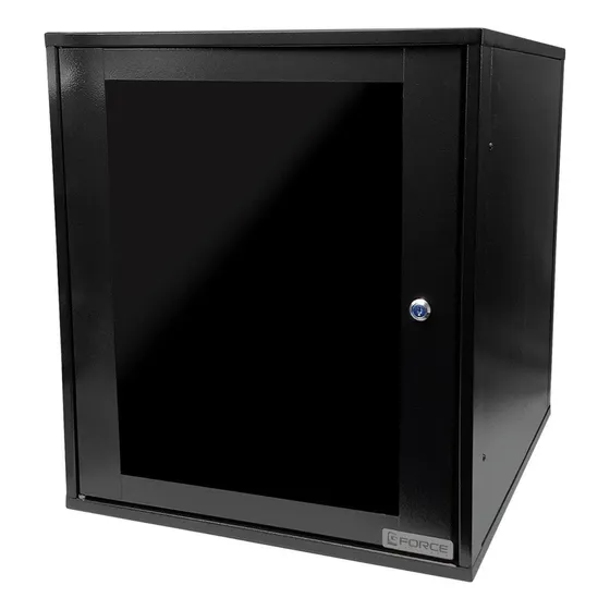 Mini Rack Parede 19 Gforce, 12u X 570mm, Visor Acrílico