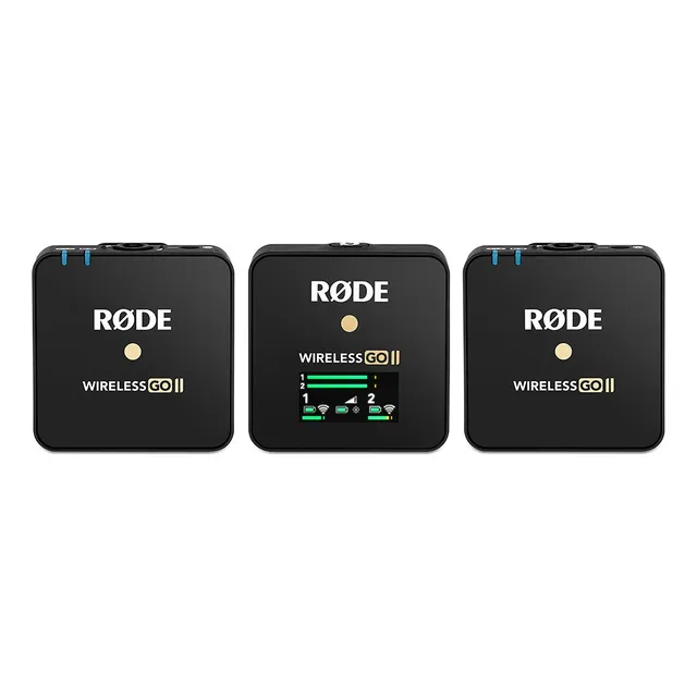 Micrófonos Rode Wireless GO II Condensador Omnidireccional color negro