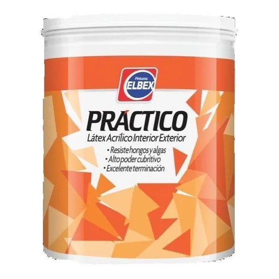 Pintura Latex Practica 18lt Elbex Blanca  - Ynter Industrial