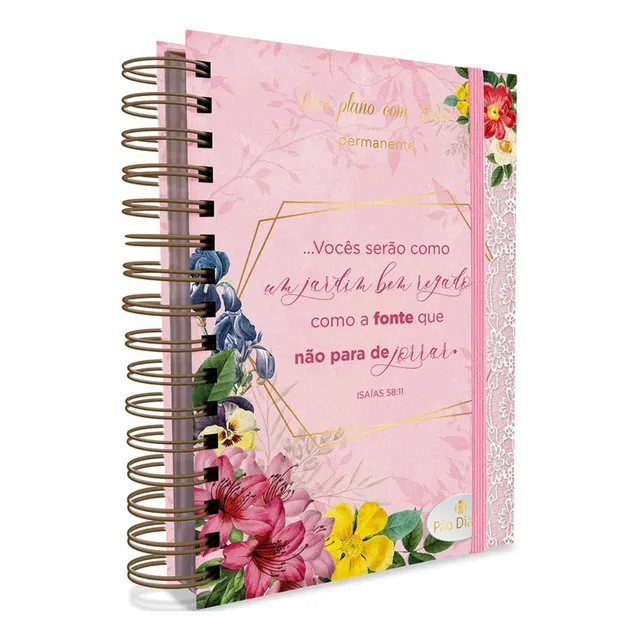 Meu Plano Com Deus | Planner Devocional Capa Dura | Devocional | Abundância