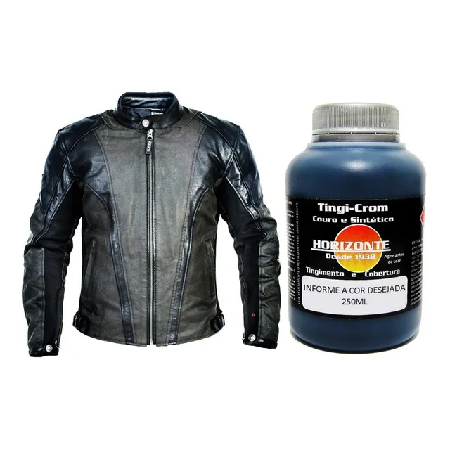 Tinta Para Couro Pintar Jaqueta Sapato Tenis Bolsa 250ml