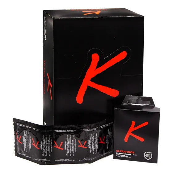 Preservativos K 24 cajitas con 3 unidades