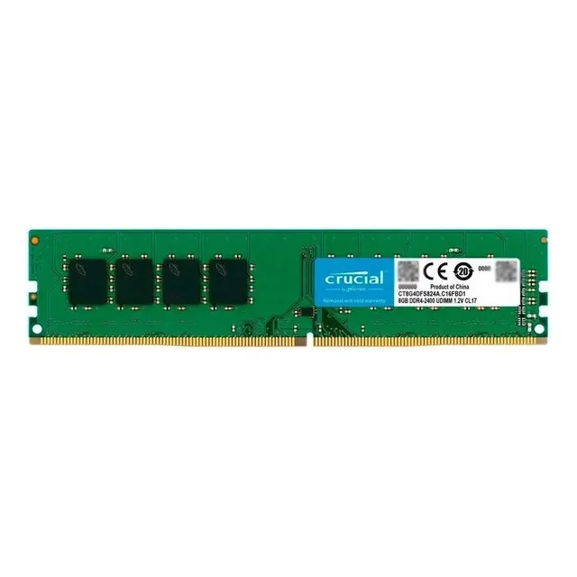 Memoria RAM gamer color verde 8GB 1 Crucial CT8G4DFS824A