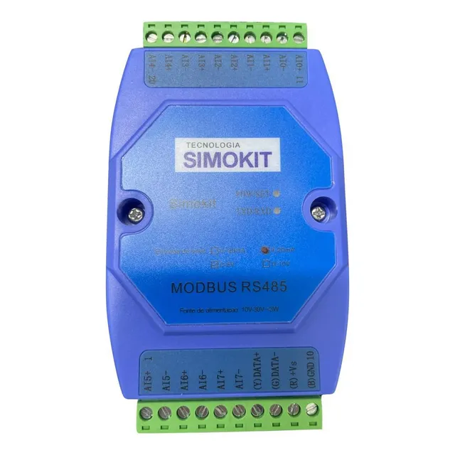  Módulo I/o Rs485 Modbus 4 Entradas K  4 Entradas Pt100