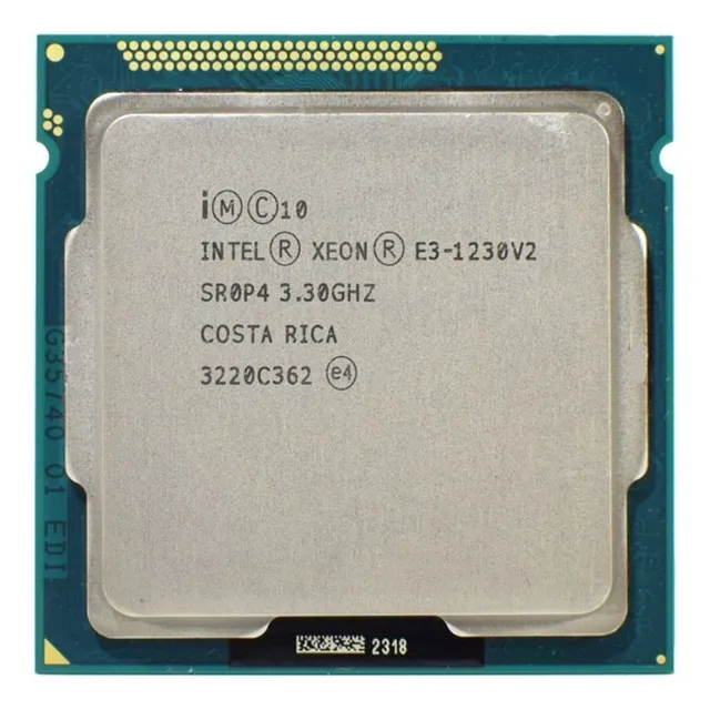 Procesador De Cpu Xeon E3 1230 V2 1230v2, 3,3 Ghz, 4 Núcleos