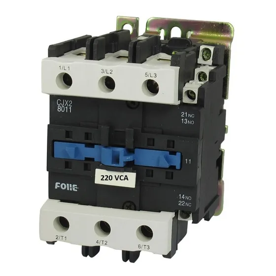 Contactor Trifásico 80 Amper Bobina 220 Vca Contacto No + Nc