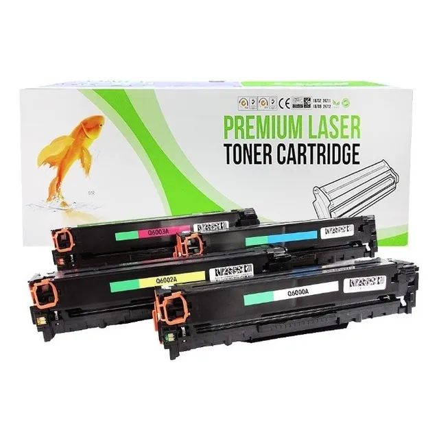Pack 4 Toner Genérico Q6000a Q6001a Q6002a Q6003a M1015 Tinta Cmyk