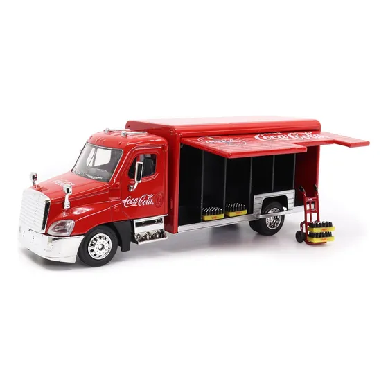 Coca-cola Camión De Entregaesc 1/50 Con 2 Puertas Corredizas