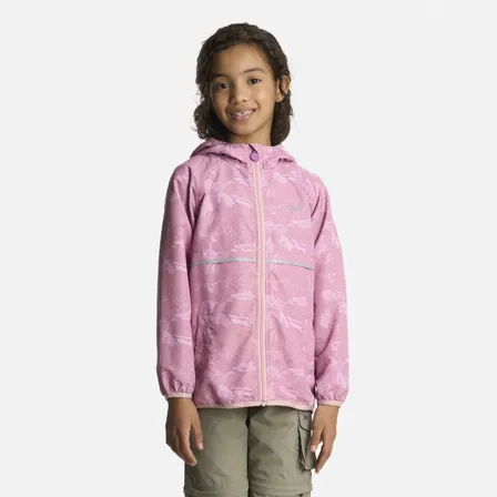 Chaqueta Niña Nightfall Windbreaker Hoody Print Rosado Lippi