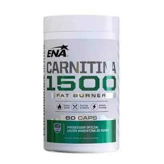 Carnitina Ena 1500 Mg Pro Burn X 60 Caps Quemador De Grasa