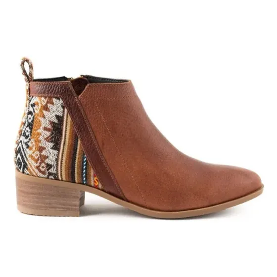 Botas Para Mujer Dama Inkkas Brown Leather