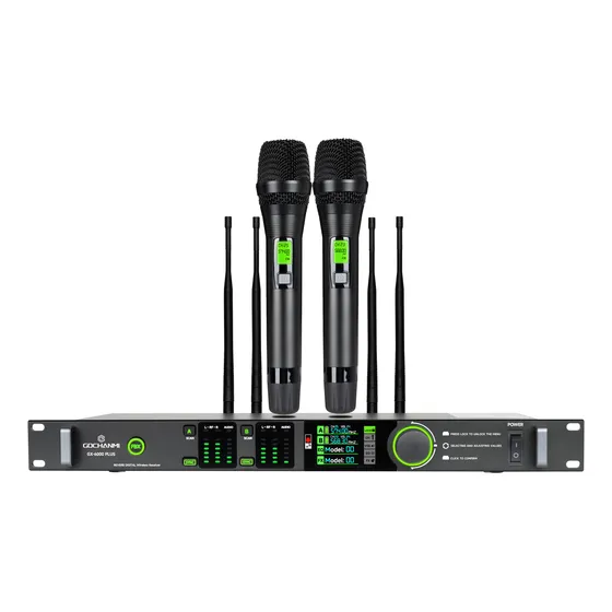 Microfonos Gc Gx6000 Inalambricos Sistema Uhf Profesional