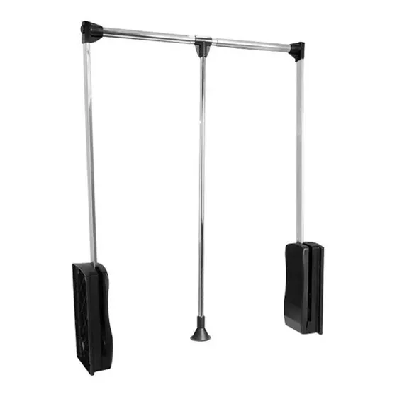 Cabideiro Extensivel Basculante Guarda Roupa 600/830mm Renna