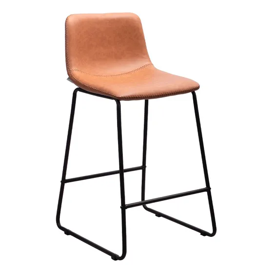 Silla Taburete Alta De Barra Comedor Cocina Camel 65 Cm