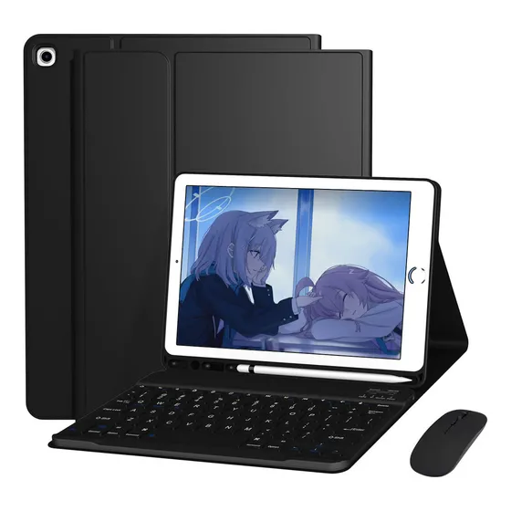 Teclado Bluetooth Para Samsung Tablet S6 Lite + Mouse E Capa