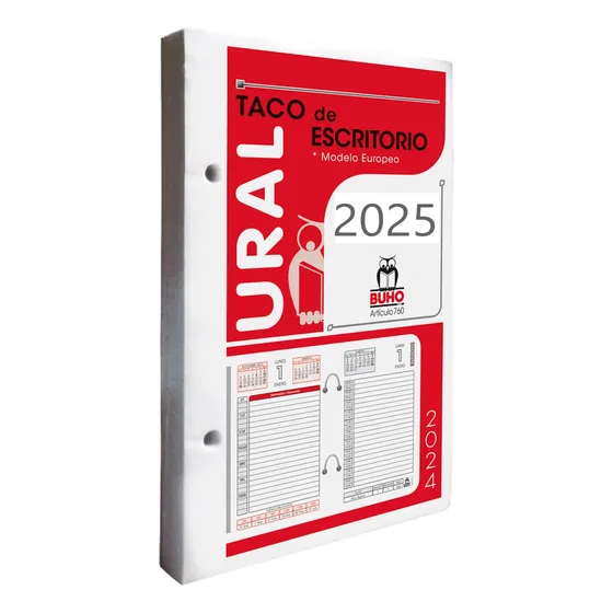 Taco Calendario De Escritorio Buho 