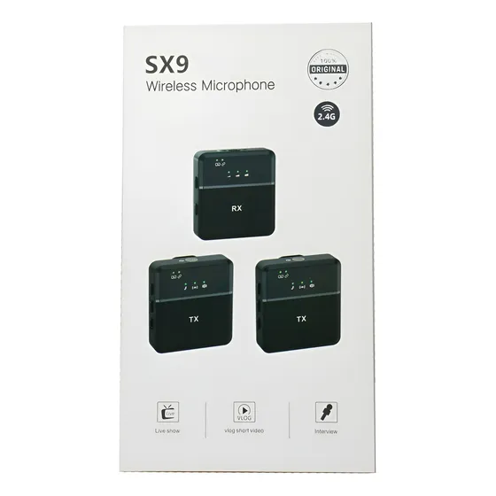 Micrófono Inalámbrico Sx9 - Micx2 iPhone Android Y Cámaras