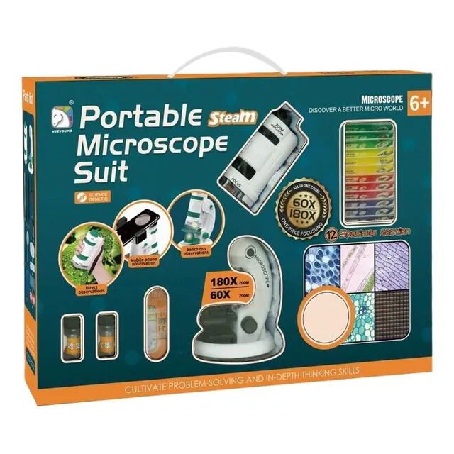 Set Microscopio Portatil Con Accesorios 2415042