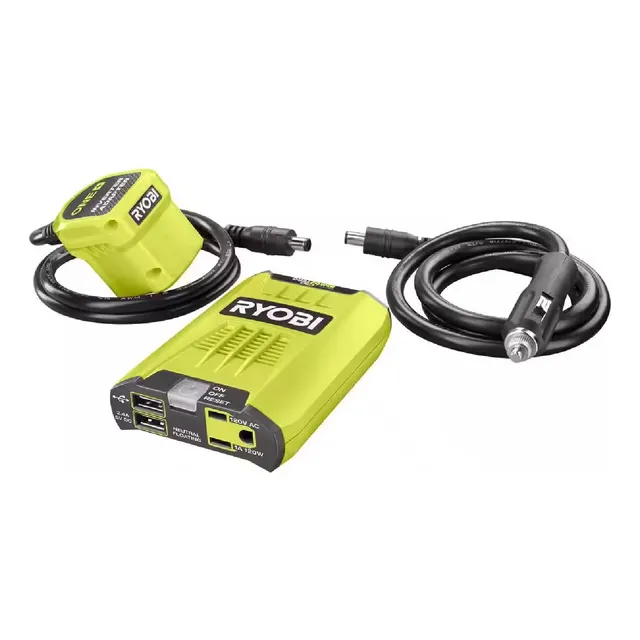 Inversor De Corriente Ryobi Auto 12v One+ 18v Ryi120a Usb