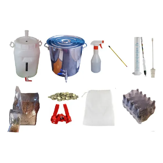 Kit Elaboración De Cerveza 20 Litros + Manual Paso A Paso