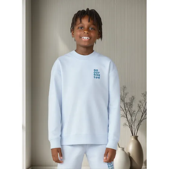 Buzo Infantil Con Estampa Modelo Oversize - 54zu