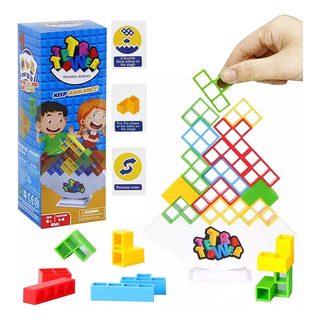 Tower Tetris Balance Game Didactic Tower Tower Tetris Balance Game Didactic Tower
