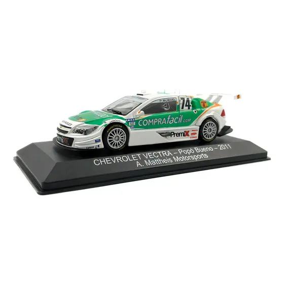 Stock Car Chevrolet Vectra - Popo Bueno 2011 - Edição 35 Cor Branco E Verde