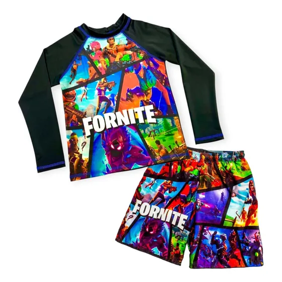 Conjunto De Fortnite - Traje De Baño Para Niños