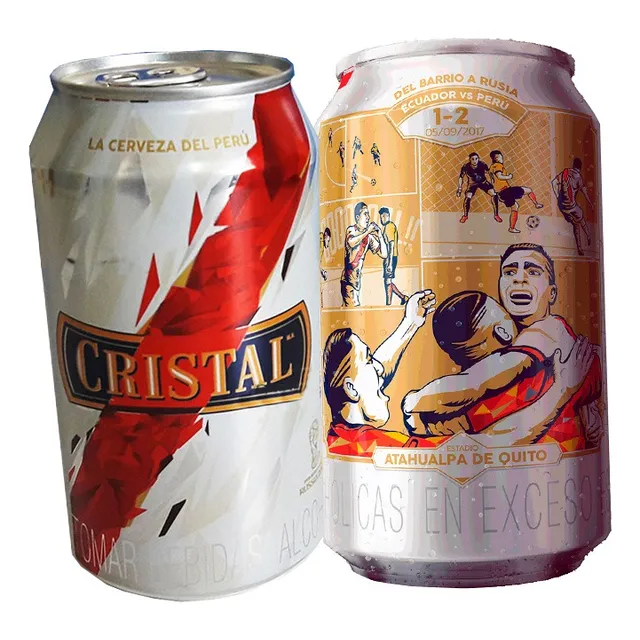 Dante42 Lata Cerveza Cristal Mundial Rusia 2018