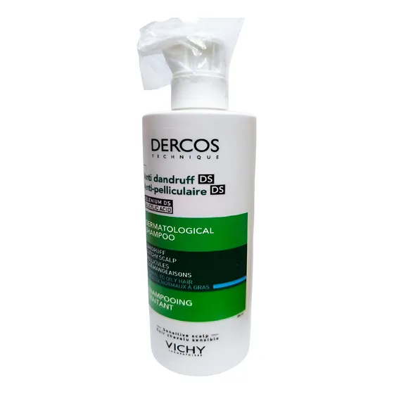 Vichy Dercos Champú Anticaspa Cabello Normal A Graso 390 Ml