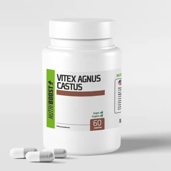 Vitex Agnus-castus 60 Capsulas Orgánicas Veganas