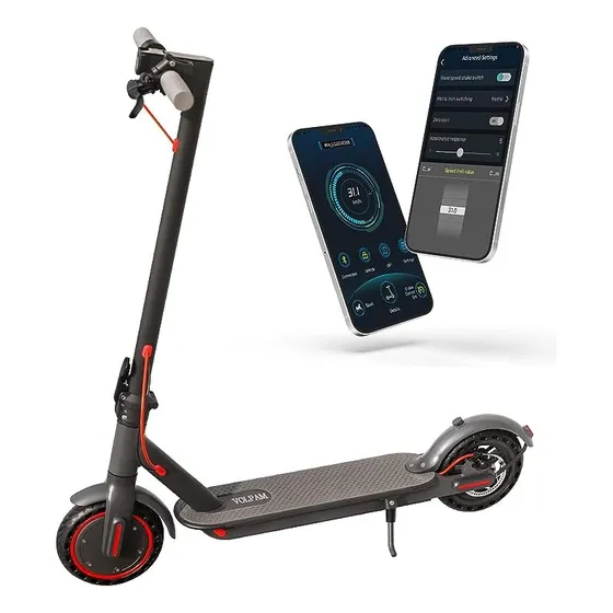 Volpam Sp06 Electric Scooter, 8.5  Solid Tires, 19 Mph 